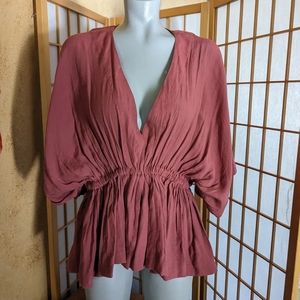 La miel, gathered top, NEW with tags, medium. FINAL PRICE DROP 💧💧💧💧